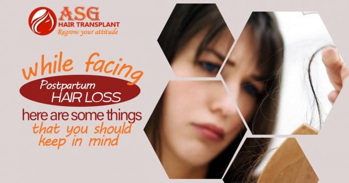 while facing Postpartum Hair Loss here are some things that you should keep in mind(1)