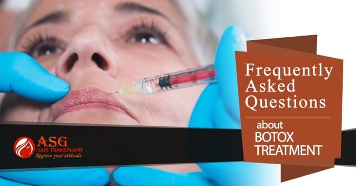 Frequently Asked questions about botox treatment
