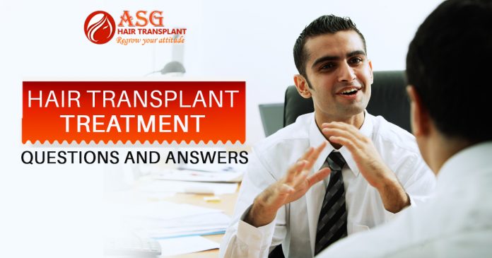 Hair transplant treatment questions and answers - asghairtransplant.com