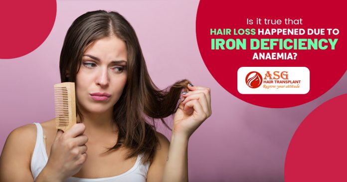 Is it true that hair loss happened due to Iron Deficiency Anaemia