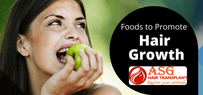 Foods to promote hair growth